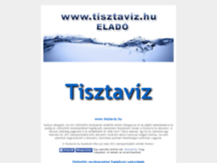 Részletek : Víztisztító a tisztavízért