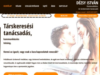 Részletek : Kommunikációs tanácsadás, társkeresőknek.